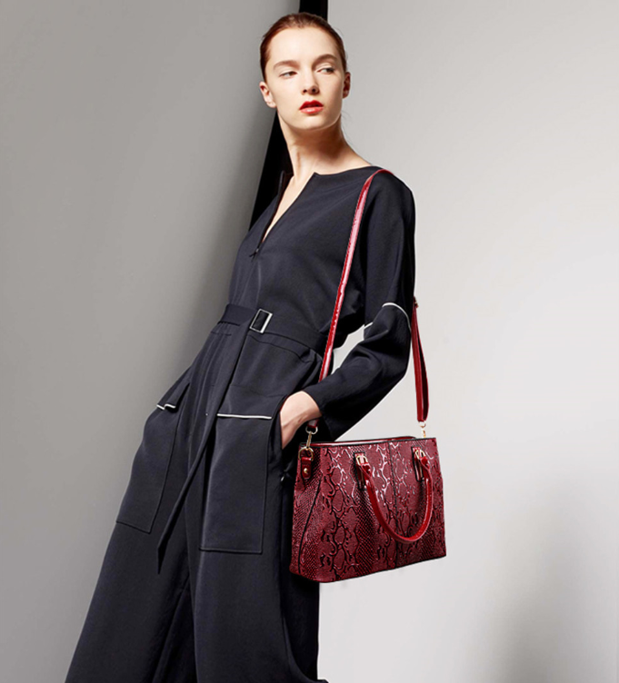 Bolsa Feminina de Couro - Charme Urbano Bella