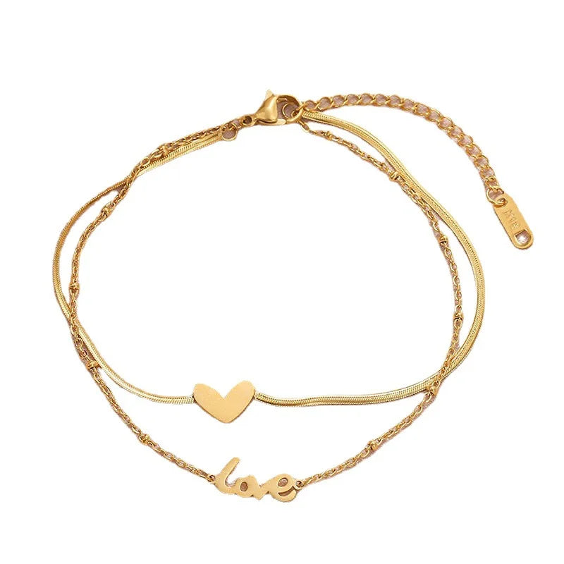 Tornozeleira Feminina Amor Luxuoso