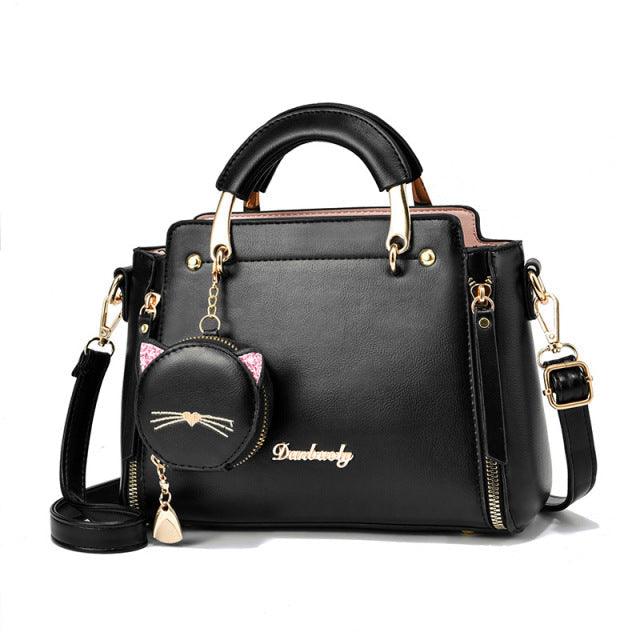 Bolsa Feminina Casual Cat Bella + acessório